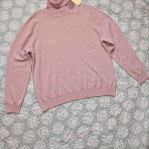 Shephe 100 % Cashmere Women Pullover Sweater Turtleneck Sz XXL